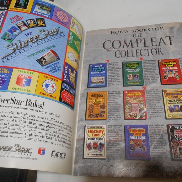 EXCELLENT BECKETT BASEBALL CARD MONTHLY MAGAZINE OCTOBER 1992 GARY SHEFFIELD ⚾ - Picture 6 of 9